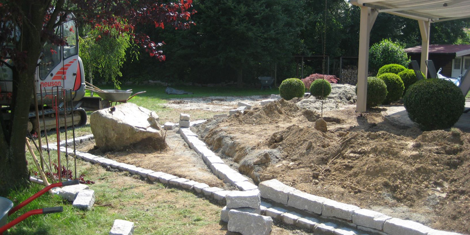 Pflaster und Steinarbeiten Gartengestaltung Ziegler